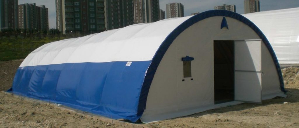 Şantiye çadırları, konteyner ekipmanları